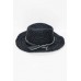 Freya Black Raffia Cowboy Hat