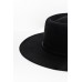 Edie Black Wide Brim Hat