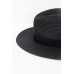 Black Wide Brim Travel Fedora