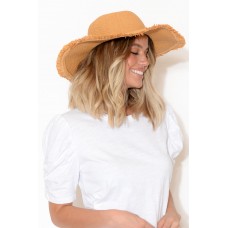 Watago Apricot Wide Brim Hat