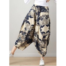 Chic Pockets Wide Leg Cotton Linen Pants Summer